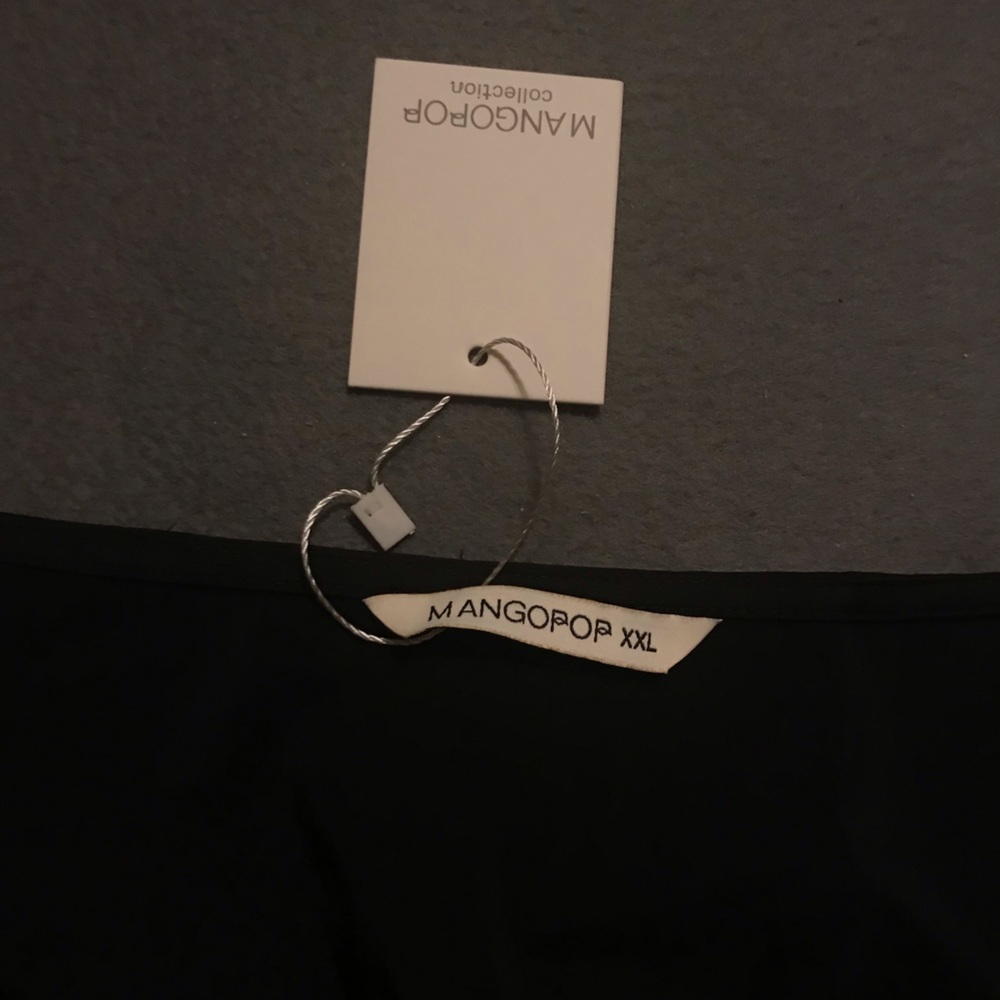 NWT Mangopop Sleeveless Satin Bodysuit - Picture 7 of 12